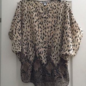 Leopard print blouse
